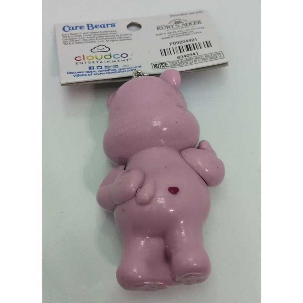 Care Bears Cheer Bear Ornament Unisex OS Pink New Rainbow Christmas Kurt S Adler